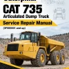 Caterpillar CAT 735 Articulated Dump Truck Service Repair Manual (3F500001 and up)