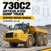 Caterpillar CAT 730C2 Articulated Dump Truck Service Repair Manual (2T500001 and up)