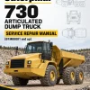 Caterpillar CAT 730 Articulated Dump Truck Service Repair Manual (B1M00001 and up)