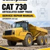 Caterpillar CAT 730 Articulated Dump Truck Service Repair Manual (3F300001 and up)