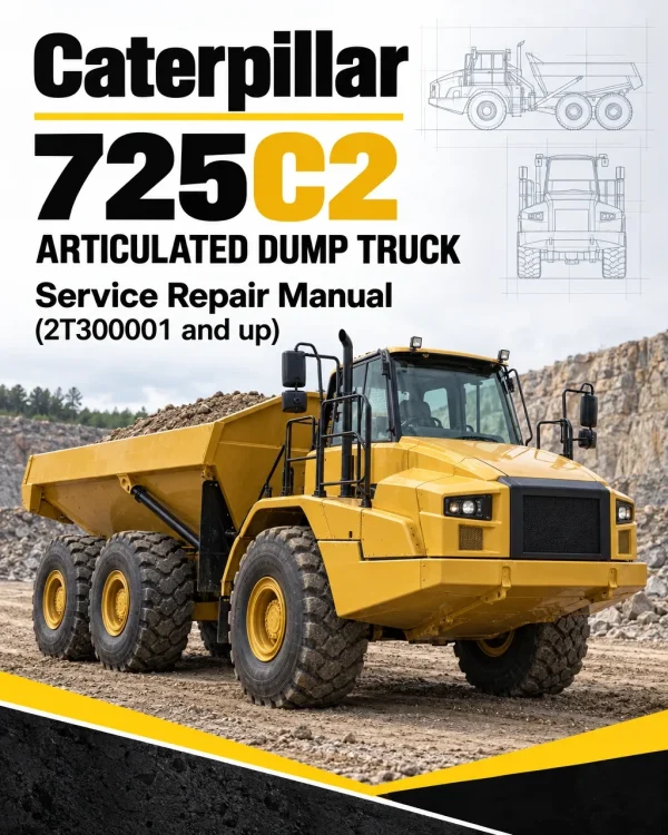 Caterpillar CAT 725C2 Articulated Dump Truck Service Repair Manual (2T300001 and up) Caterpillar CAT 725C2 Articulated Dump Truck Service Repair Manual (2T300001 and up)