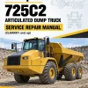 Caterpillar CAT 725C2 Articulated Dump Truck Service Repair Manual (2L600001 and up)