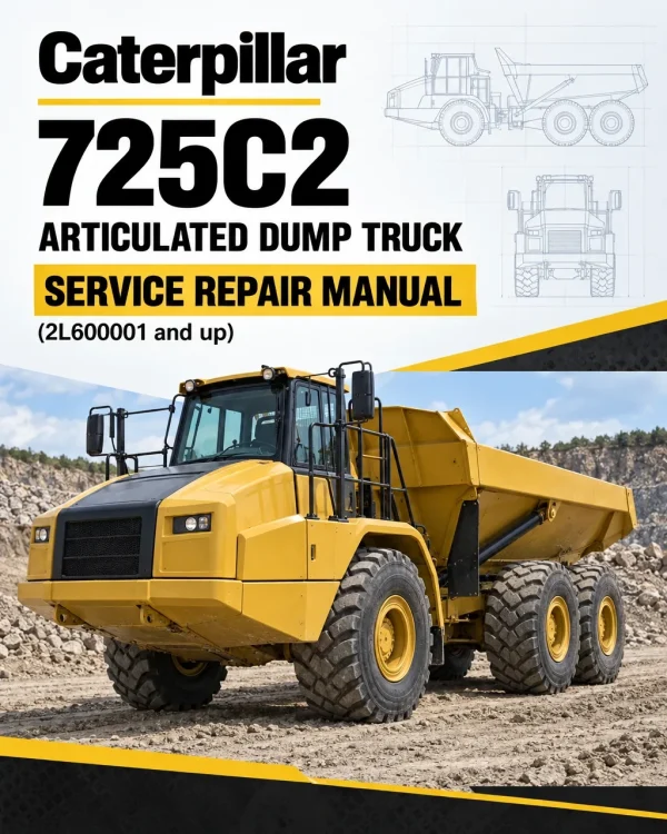 Caterpillar CAT 725C2 Articulated Dump Truck Service Repair Manual (2L600001 and up)