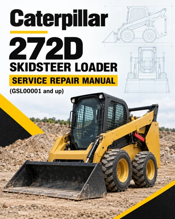 Caterpillar CAT 272D Skidsteer Loader Service Repair Manual (GSL00001 and up)