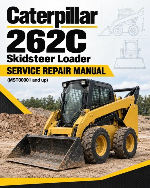 Caterpillar CAT 262C Skidsteer Loader Service Repair Manual (MST00001 and up)