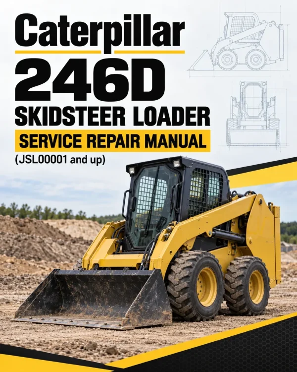 Caterpillar CAT 246D Skidsteer Loader Service Repair Manual (JSL00001 and up) Caterpillar CAT 246D Skidsteer Loader Service Repair Manual (JSL00001 and up)