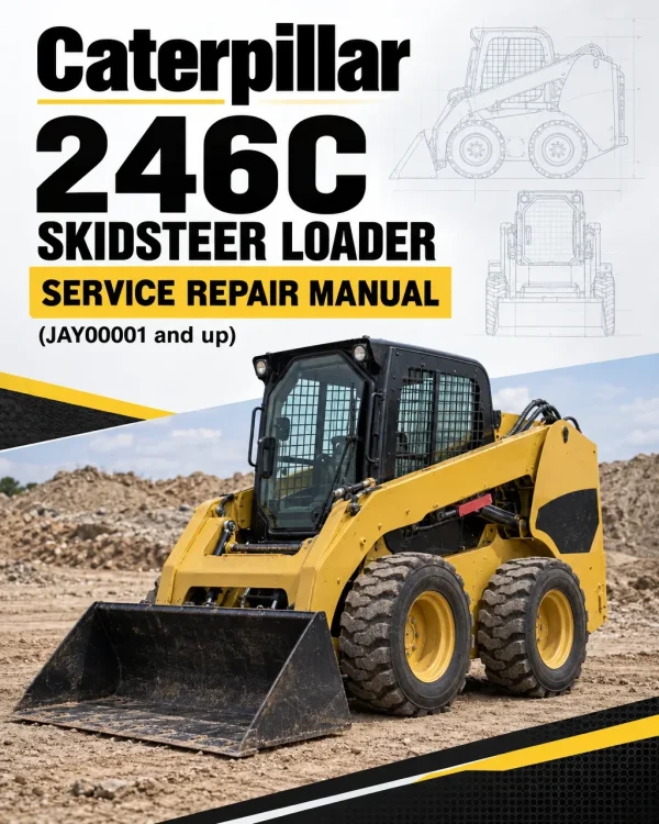 Caterpillar CAT 246C Skidsteer Loader Service Repair Manual (JAY00001 and up)