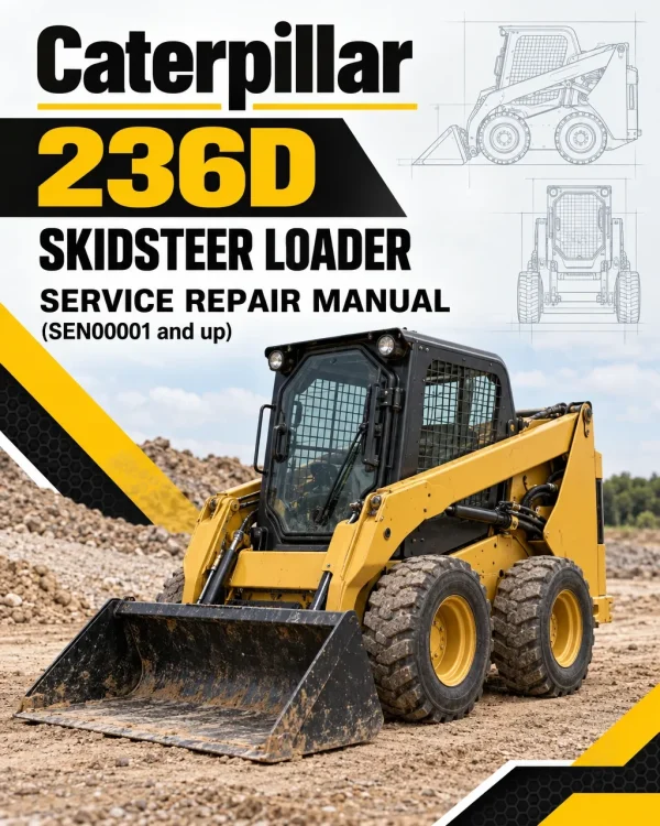 Caterpillar CAT 236D Skidsteer Loader Service Repair Manual (SEN00001 and up) Caterpillar CAT 236D Skidsteer Loader Service Repair Manual (SEN00001 and up)