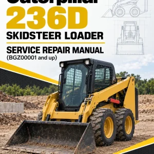 Caterpillar CAT 236D Skidsteer Loader Service Repair Manual (BGZ00001 and up)