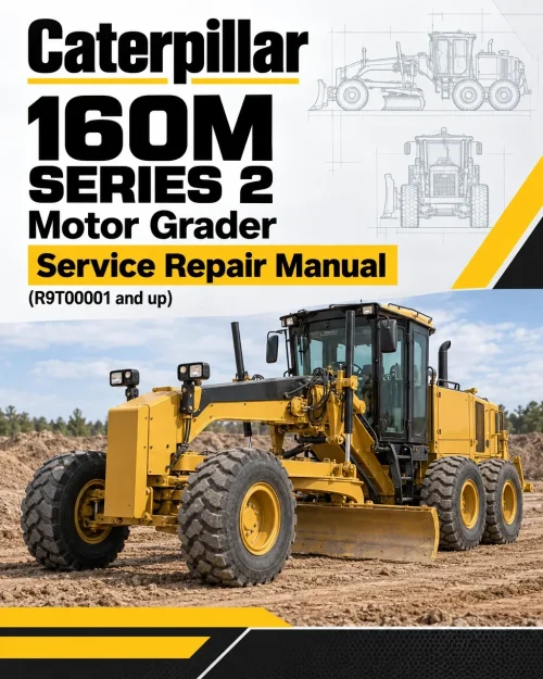 Caterpillar CAT 160M SERIES 2 Motor Grader Service Repair Manual (R9T00001 and up)