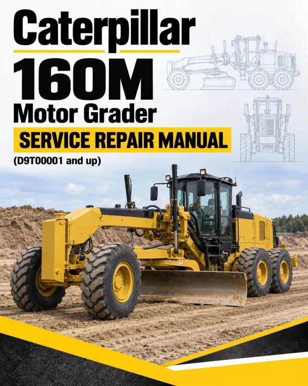Caterpillar CAT 160M Motor Grader Service Repair Manual (D9T00001 and up)