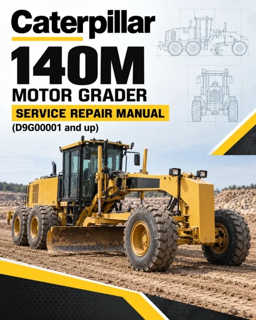 Caterpillar CAT 140M Motor Grader Service Repair Manual (D9G00001 and up)
