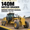 Caterpillar CAT 140M Motor Grader Service Repair Manual (B9M00001 and up)