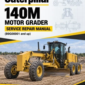 Caterpillar CAT 140M Motor Grader Service Repair Manual (B9G00001 and up)