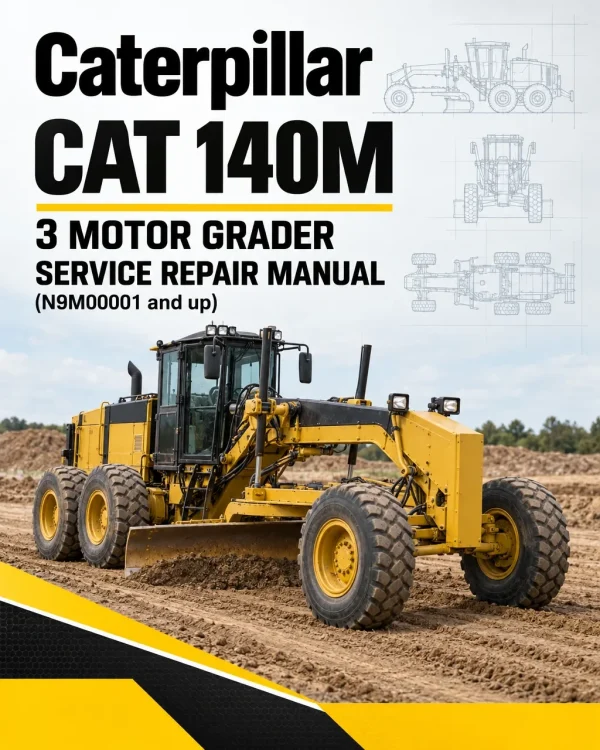Caterpillar CAT 140M 3 Motor Grader Service Repair Manual (N9M00001 and up) Caterpillar CAT 140M 3 Motor Grader Service Repair Manual (N9M00001 and up)
