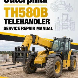 Caterpillar CAT TH580B Telehandler Service Repair Manual