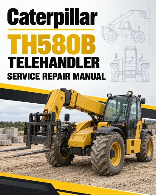 Caterpillar CAT TH580B Telehandler Service Repair Manual Caterpillar CAT TH580B Telehandler Service Repair Manual