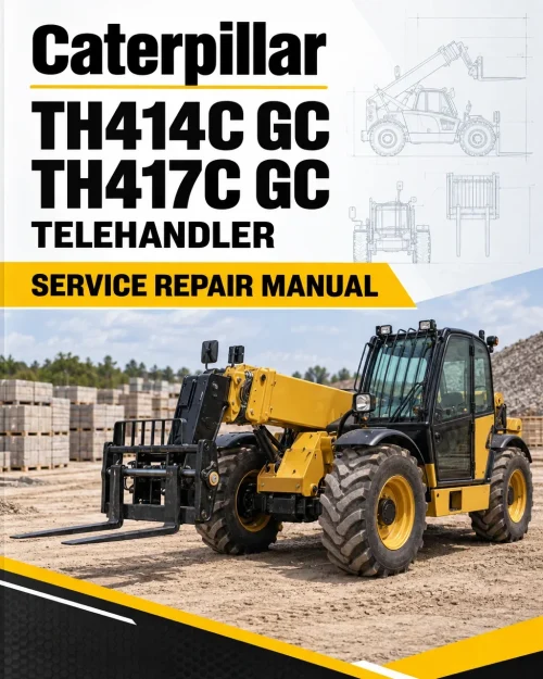 Caterpillar CAT TH414C GC, TH417C GC Telehandler Service Repair Manual Caterpillar CAT TH414C GC, TH417C GC Telehandler Service Repair Manual