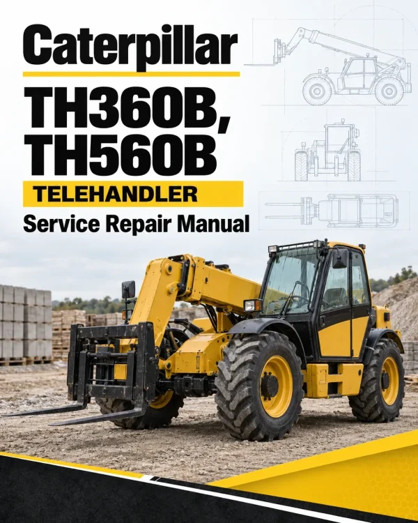 Caterpillar CAT TH360B, TH560B Telehandler Service Repair Manual