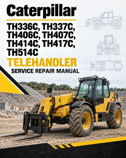 Caterpillar CAT TH336C, TH337C, TH406C, TH407C, TH414C, TH417C, TH514C Telehandler Service Repair Manual Caterpillar CAT TH336C, TH337C, TH406C, TH407C, TH414C, TH417C, TH514C Telehandler Service Repair Manual