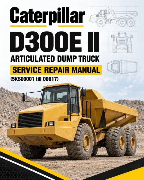 Caterpillar CAT D300E II Articulated Dump Truck Service Repair Manual (5KS00001 till 00617) Caterpillar CAT D300E II Articulated Dump Truck Service Repair Manual (5KS00001 till 00617)