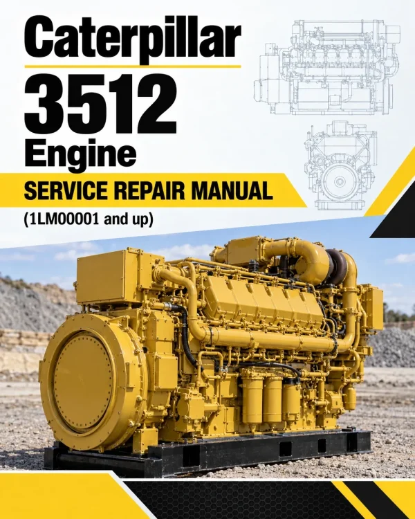 Caterpillar CAT 3512 Engine Service Repair Manual (1LM00001 and up)