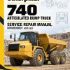 Caterpillar CAT 740 OEM Articulated Dump Truck Service Repair Manual (WWD00001 and up)