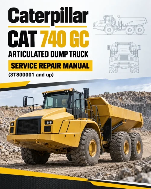 Caterpillar CAT 740 GC Articulated Dump Truck Service Repair Manual (3T800001 and up) Caterpillar CAT 740 GC Articulated Dump Truck Service Repair Manual (3T800001 and up)