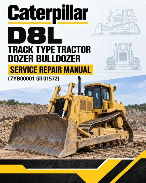 Caterpillar CAT D8L Track Type Tractor Dozer Bulldozer Service Repair Manual (7YB00001 till 01572) Caterpillar CAT D8L Track Type Tractor Dozer Bulldozer Service Repair Manual (7YB00001 till 01572)