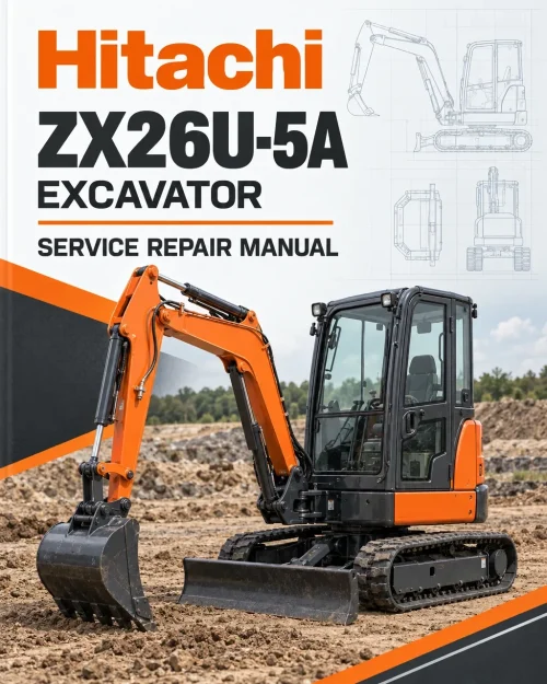 Hitachi ZX26U-5A Excavator Service Repair Manual