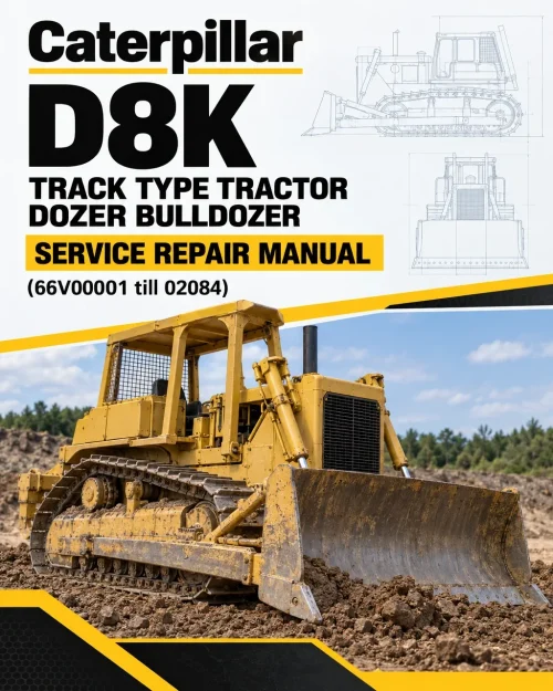Caterpillar CAT D8K Track Type Tractor Dozer Bulldozer Service Repair Manual (66V00001 till 02084) Caterpillar CAT D8K Track Type Tractor Dozer Bulldozer Service Repair Manual (66V00001 till 02084)