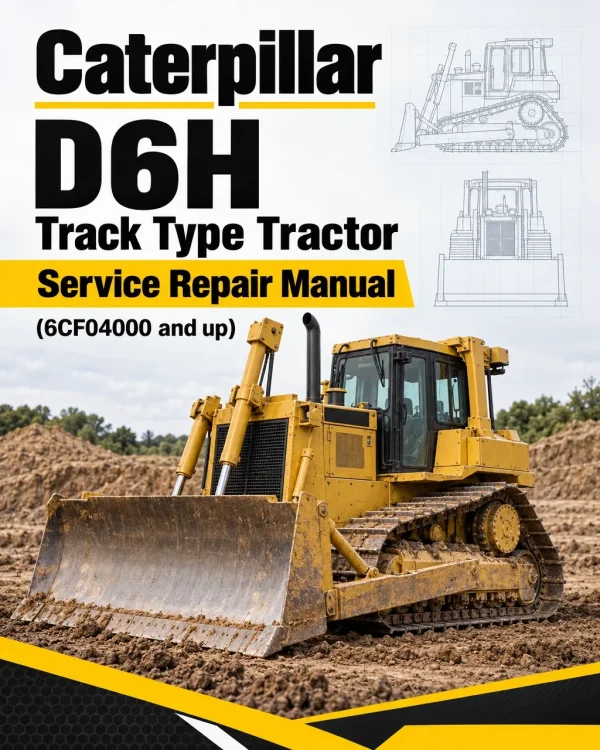 Caterpillar CAT D6H Track Type Tractor Service Repair Manual (6CF04000 and up) Caterpillar CAT D6H Track Type Tractor Service Repair Manual (6CF04000 and up)
