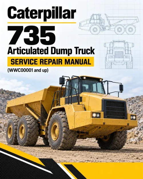 Caterpillar CAT 735 OEM Articulated Dump Truck Service Repair Manual (WWC00001 and up) Caterpillar CAT 735 OEM Articulated Dump Truck Service Repair Manual (WWC00001 and up)