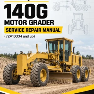 Caterpillar CAT 140G Motor Grader Service Repair Manual (72V10334 and up)