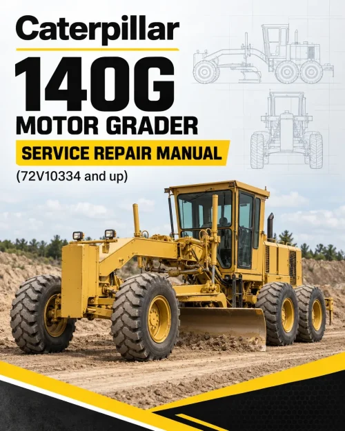 Caterpillar CAT 140G Motor Grader Service Repair Manual (72V10334 and up) Caterpillar CAT 140G Motor Grader Service Repair Manual (72V10334 and up)