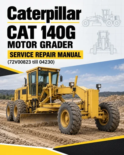 Caterpillar CAT 140G Motor Grader Service Repair Manual (72V00823 till 04230) Caterpillar CAT 140G Motor Grader Service Repair Manual (72V00823 till 04230)