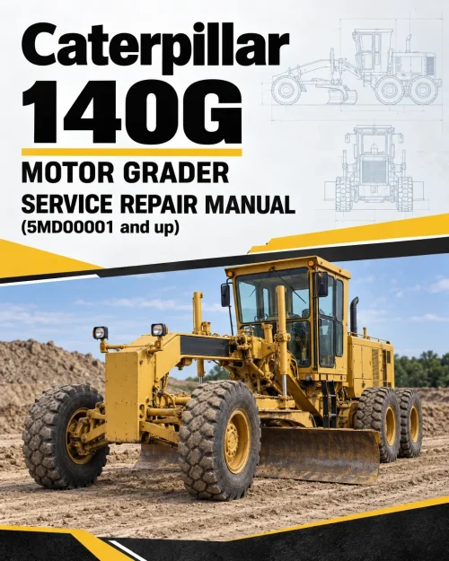 Caterpillar CAT 140G Motor Grader Service Repair Manual (5MD00001 and up) Caterpillar CAT 140G Motor Grader Service Repair Manual (5MD00001 and up)