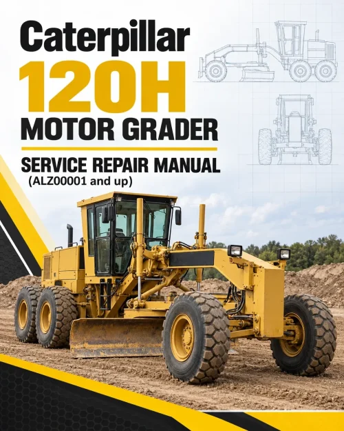 Caterpillar CAT 120H Motor Grader Service Repair Manual (ALZ00001 and up) Caterpillar CAT 120H Motor Grader Service Repair Manual (ALZ00001 and up)