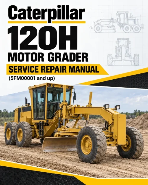 Caterpillar CAT 120H Motor Grader Service Repair Manual (5FM00001 and up) Caterpillar CAT 120H Motor Grader Service Repair Manual (5FM00001 and up)