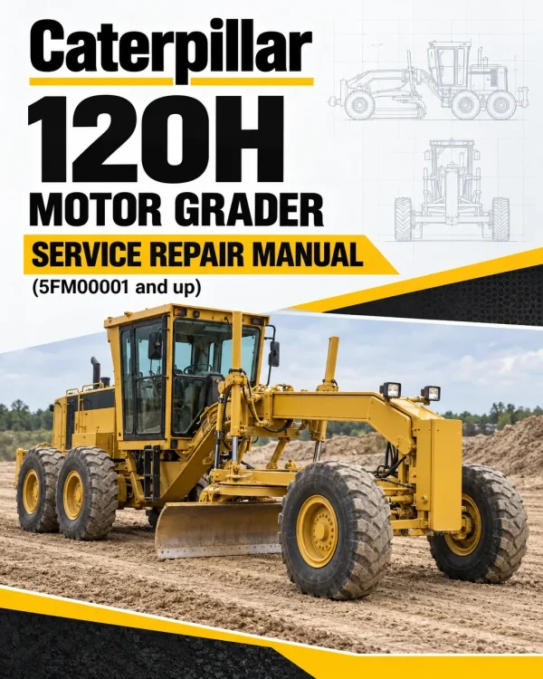 Caterpillar CAT 120H Motor Grader Service Repair Manual (5FM00001 and up)