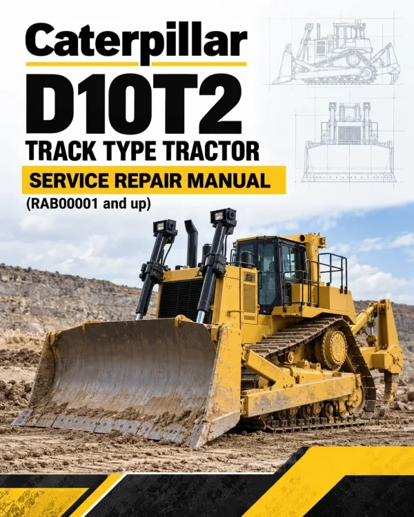 Caterpillar CAT D10T2 Track Type Tractor Service Repair Manual (RAB00001 and up)