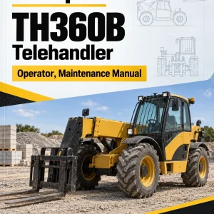Caterpillar CAT TH360B Telehandler Operator, Maintenance Manual
