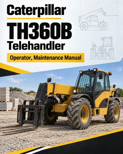 Caterpillar CAT TH360B Telehandler Operator, Maintenance Manual Caterpillar CAT TH360B Telehandler Operator, Maintenance Manual