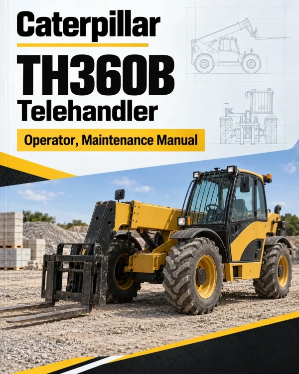 Caterpillar CAT TH360B Telehandler Operator, Maintenance Manual Caterpillar CAT TH360B Telehandler Operator, Maintenance Manual