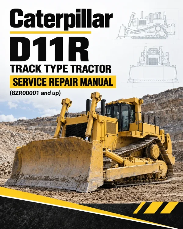 Caterpillar CAT D11R Track Type Tractor Service Repair Manual (8ZR00001 and up)