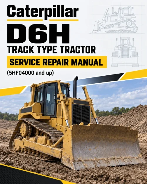 Caterpillar CAT D6H Track Type Tractor Service Repair Manual (5HF04000 and up) Caterpillar CAT D6H Track Type Tractor Service Repair Manual (5HF04000 and up)