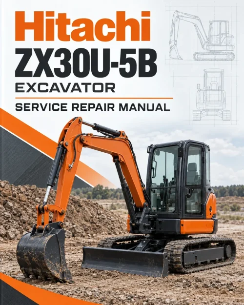 Hitachi ZX30U-5B Excavator Service Repair Manual Hitachi ZX30U-5B Excavator Service Repair Manual