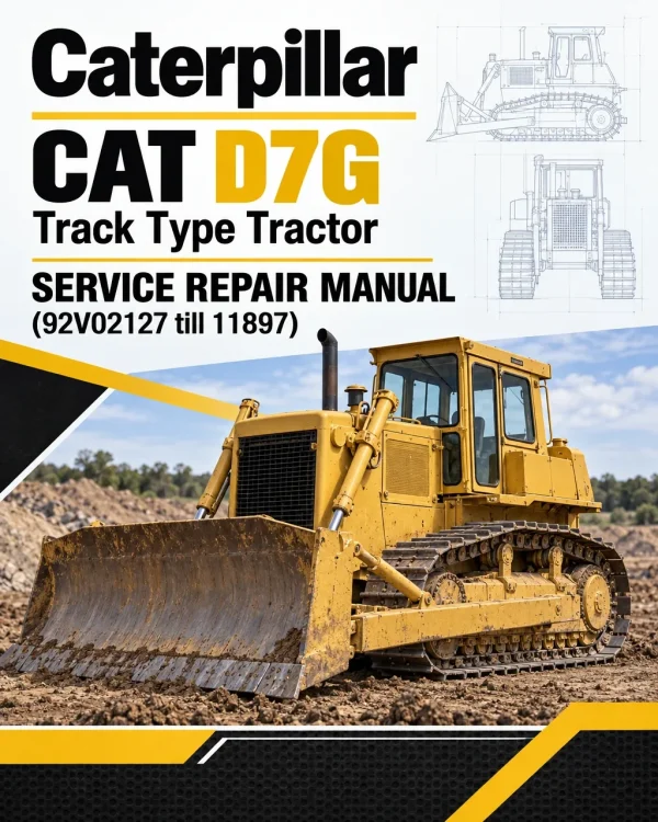 Caterpillar CAT D7G Track Type Tractor Service Repair Manual (92V02127 till 11897) Caterpillar CAT D7G Track Type Tractor Service Repair Manual (92V02127 till 11897)