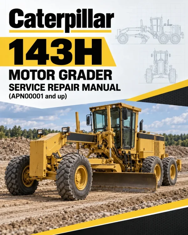 Caterpillar CAT 143H Motor Grader Service Repair Manual (APN00001 and up)