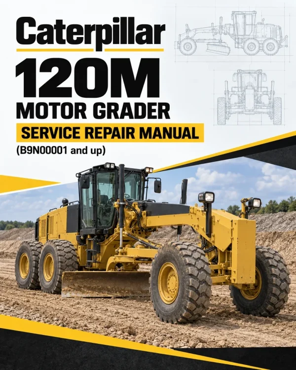 Caterpillar CAT 120M Motor Grader Service Repair Manual (B9N00001 and up)